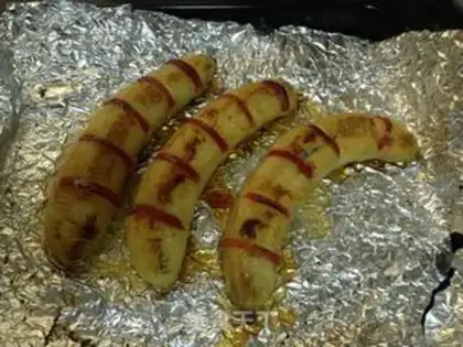 Make Banana roasted by the mountains step 5