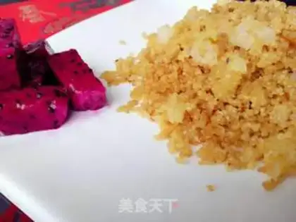 Make Rice and fruit fried rice step 9