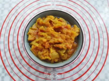Make Pumpkin dry shrimp and healthy pizza step 0