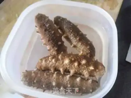 Make Sea cucumbers step 1