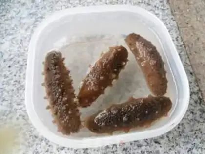 Make Sea cucumbers step 2