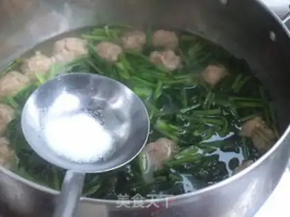 Make Spinachball soup step 6
