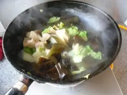 Make Seaweed cabbage and tofu step 10
