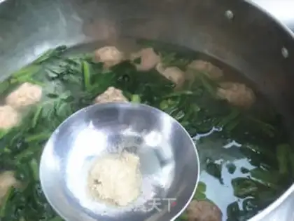 Make Spinachball soup step 7