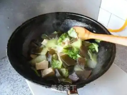 Make Seaweed cabbage and tofu step 11