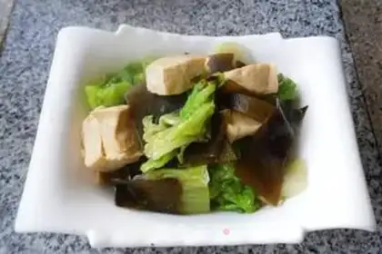 Make Seaweed cabbage and tofu step 12