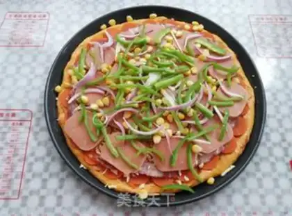 Make Pumpkin dry shrimp and healthy pizza step 12