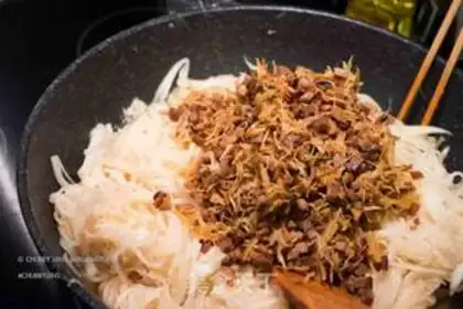 Make Zoo radish cake step 15