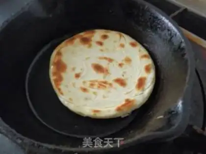 Make Sesame salt pancakes step 6