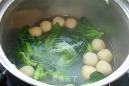 Make Soup fish egg powder step 3