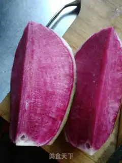 Make Sugar and radish step 0