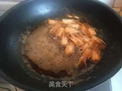 Make Shrimp radish step 0