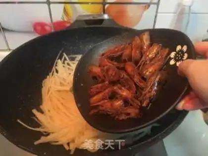 Make Shrimp radish step 8