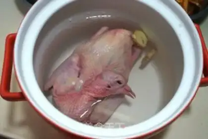 Make Old pigeon weed soup step 2