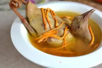 Make Old pigeon weed soup step 6