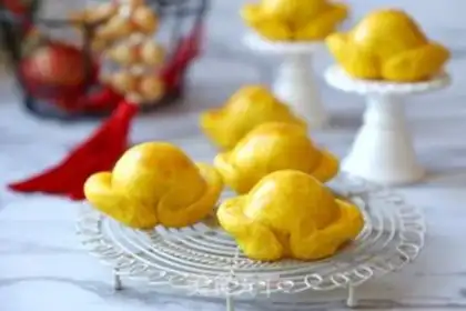 Make Yuenbao Souffle step 19