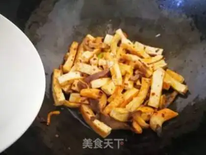 Make Garlic spicy tofu step 6