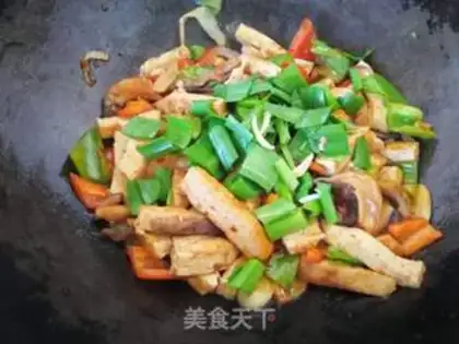 Make Garlic spicy tofu step 8