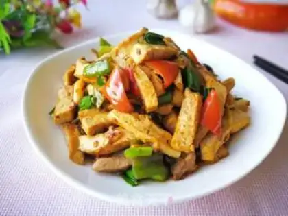 Make Garlic spicy tofu step 9