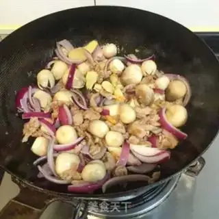 Make Pelican mushroom fried meat step 9