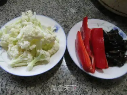 Make Black-mole, red-eared cabbage step 0