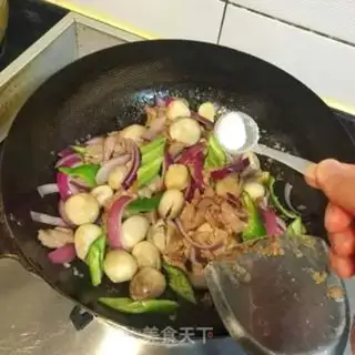 Make Pelican mushroom fried meat step 10