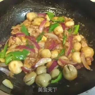 Make Pelican mushroom fried meat step 12