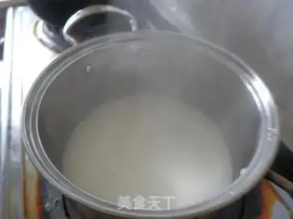 Make Milk tofu brain step 0
