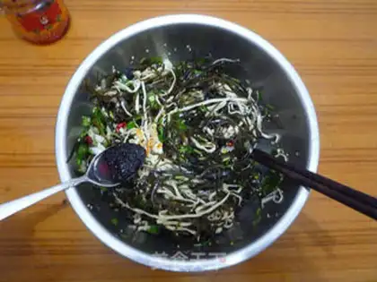 Make Seaweed silk and bean skin step 10