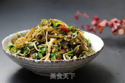 Make Seaweed silk and bean skin step 11