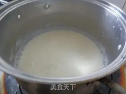 Make Milk tofu brain step 3