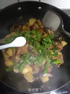 Make A chicken with mushrooms and chestnuts step 10