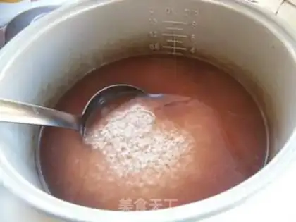 Make Red bean rice step 4