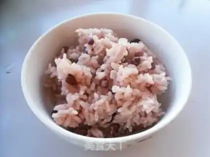 Make Red bean rice step 7