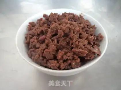 Make Bean buns step 1