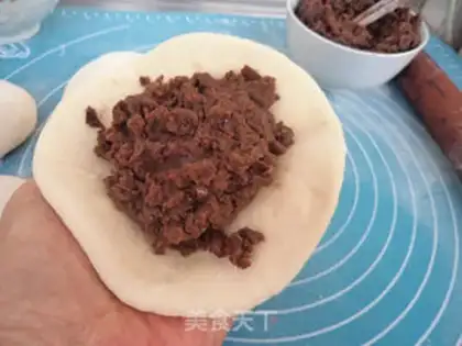Make Bean buns step 4
