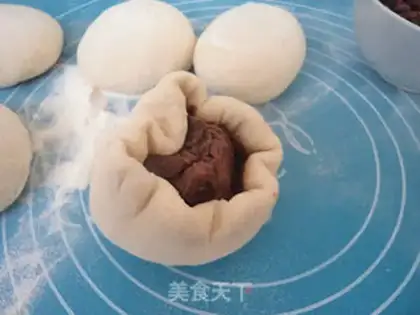 Make Bean buns step 5