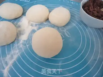 Make Bean buns step 6