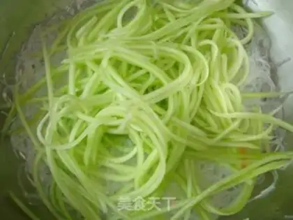 Make Fan cucumber step 3