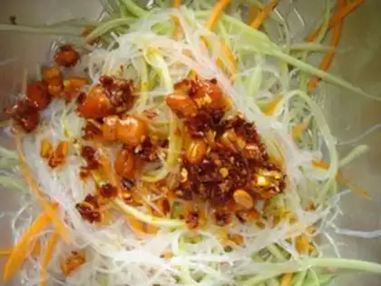 Make Fan cucumber step 5