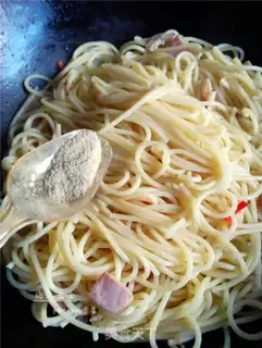 Make Bacon pasta step 11