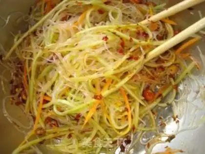 Make Fan cucumber step 6