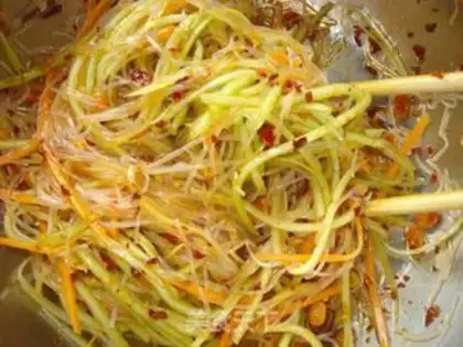 Make Fan cucumber step 7