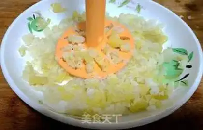 Make Potato gold round step 1