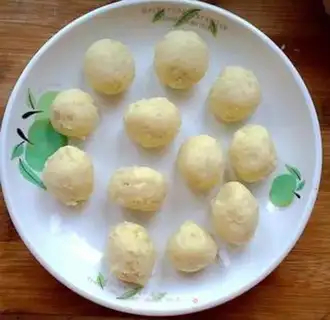 Make Potato gold round step 4