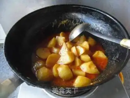 Make Red curry potatoes step 7