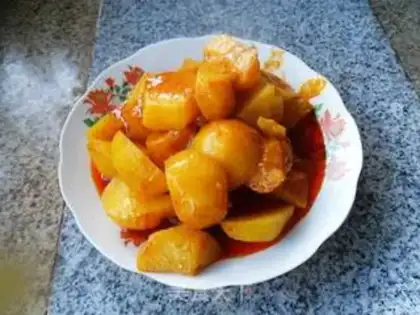 Make Red curry potatoes step 8