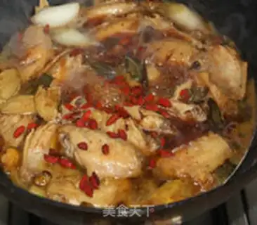 Make The chicken wings of chestnuts step 10
