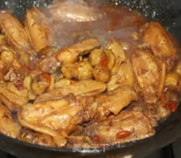 Make The chicken wings of chestnuts step 11