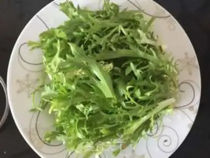 Make A bitter egg salad step 1
